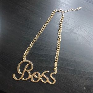 Boss babe necklace